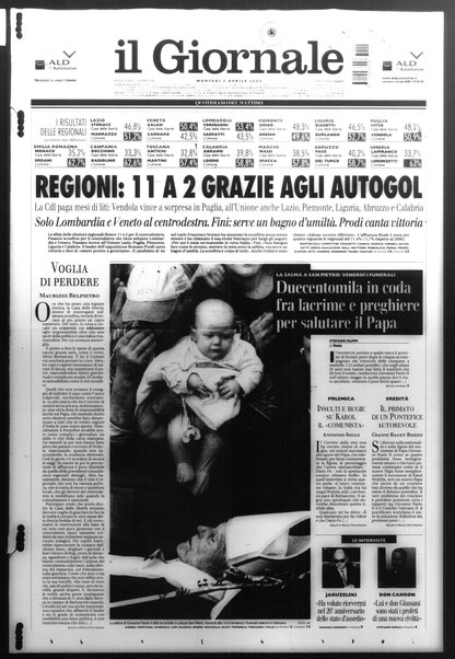 Il giornale : quotidiano del mattino